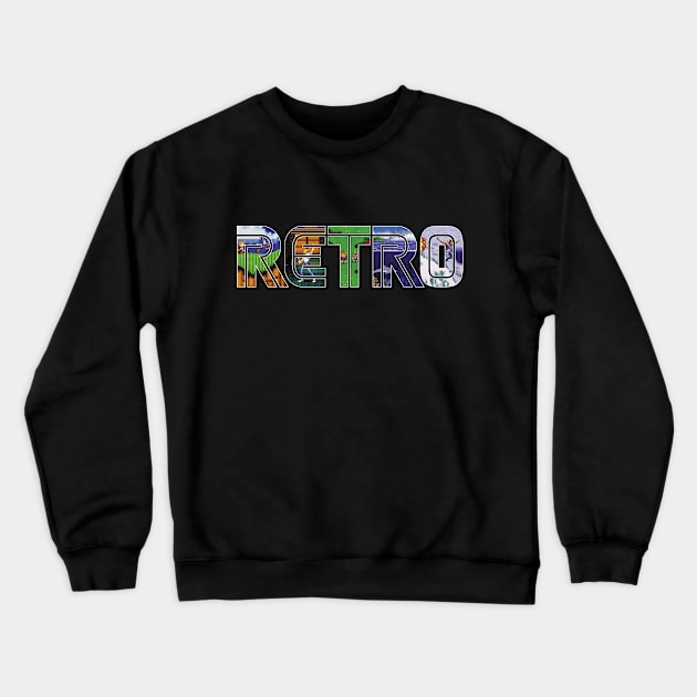 Mega Retro Crewneck Sweatshirt by GeeK Wars